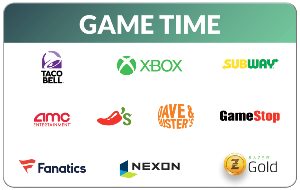 Game Time! - ChooseYourCard eGift Card