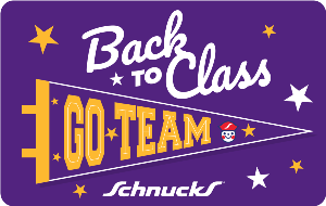 Schnucks Back to Class Purple & Yellow eGift Card