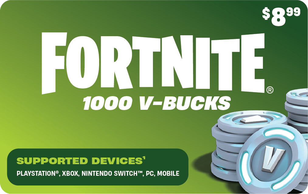 Fortnite V-Bucks 8.99