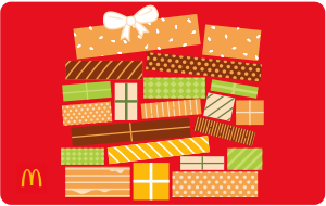 Physical Big Macs Gift Card