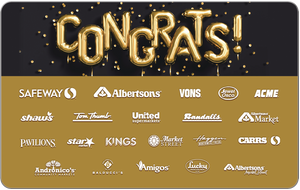 Albertsons Companies Congratulations 