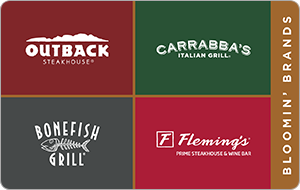 Bloomin’ Brands Bonefish Grill Carrabba’s Italian Grill Fleming’s Prime Steakhouse & Wine Bar Outback Steakhouse