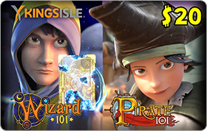 KingsIsle Combo Card $20